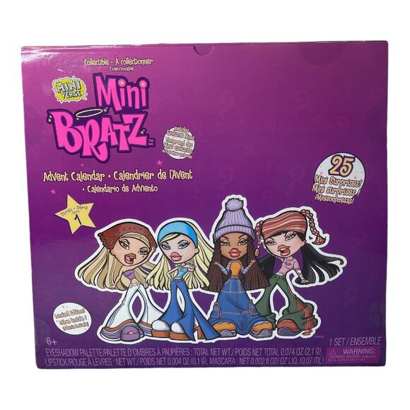 MGA's Miniverse New Bratz Minis Series 1 Advent Calendar Exclusive Minis Ages 6+ - Picture 1 of 4